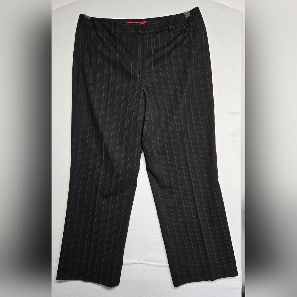 Anne Klein Stretch 16 Pinstripe Pants Trousers Dressy Business Casual